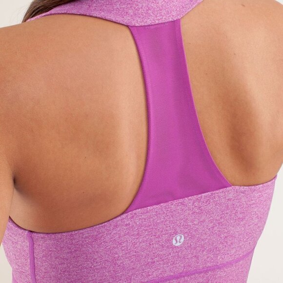 Lululemon Scoop Neck Tank- Heathered Ultra Violet - Picture 4 of 13
